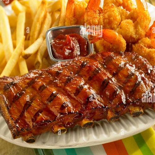 Prawns Ribs Chips